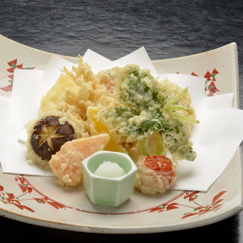 野菜の天婦羅盛合せ